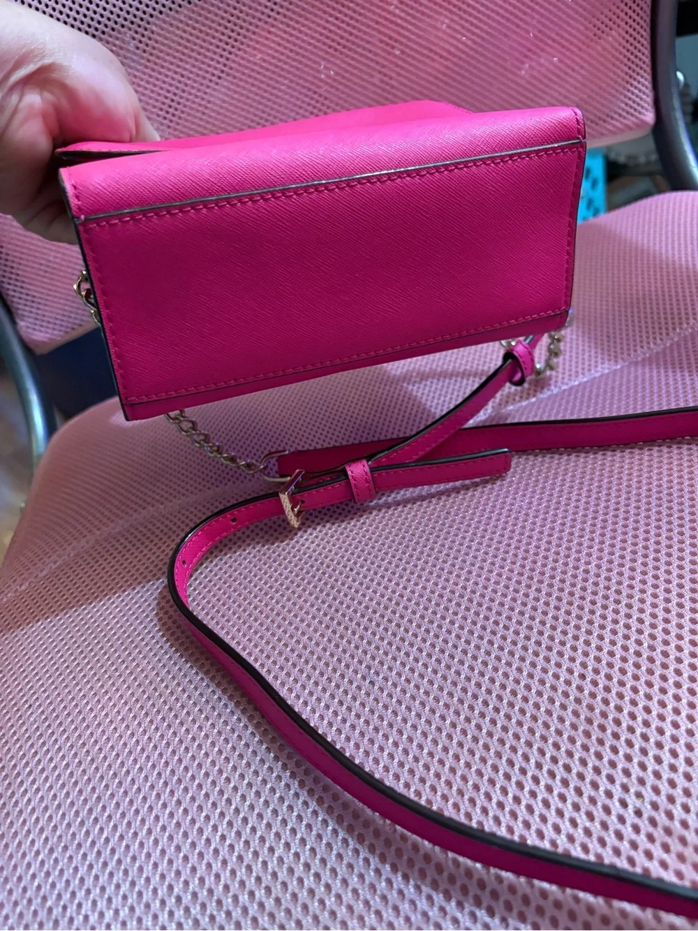 KATE SPADE Cedar Street Mini Nora Hot Pink Crossbody Satchel